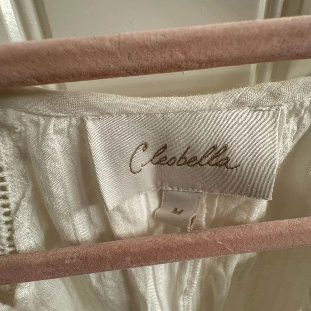 CLEOBELLA alba mini dress in ivory boho chic summer style size M VGUC Swim Cover - Picture 7 of 11
